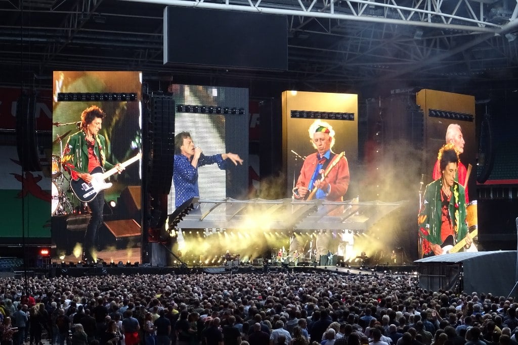 Rolling Stones auf er Bühne