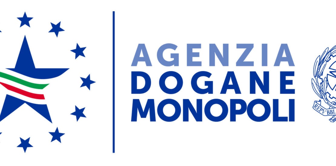 Logo der italienischen Zollverwaltungsbehörde Agenzia delle Dogane e dei Monopoli AGM