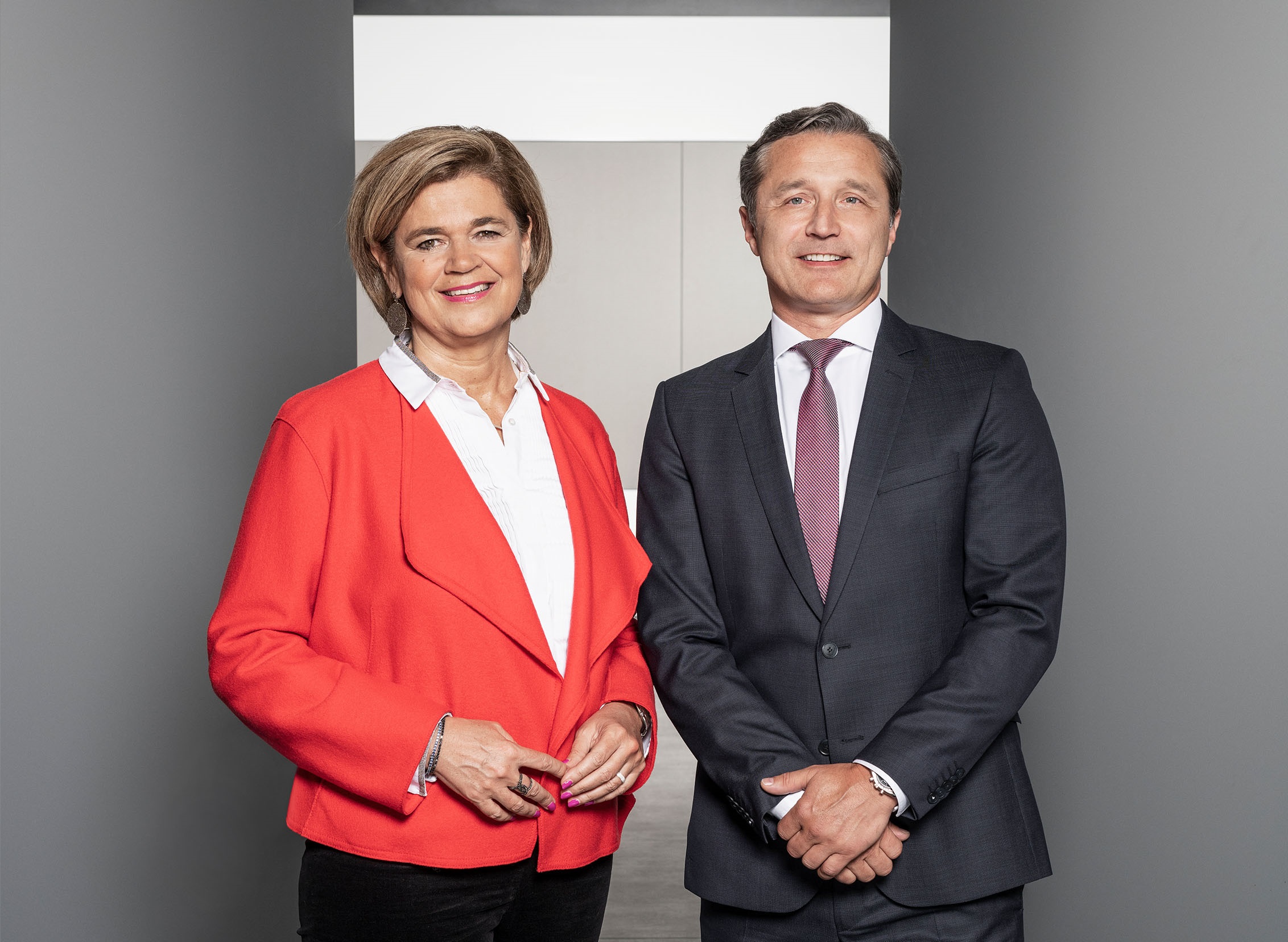 Casino Austria AG Vorstand Bettina Glatz-Kremsner und Martin Skopek