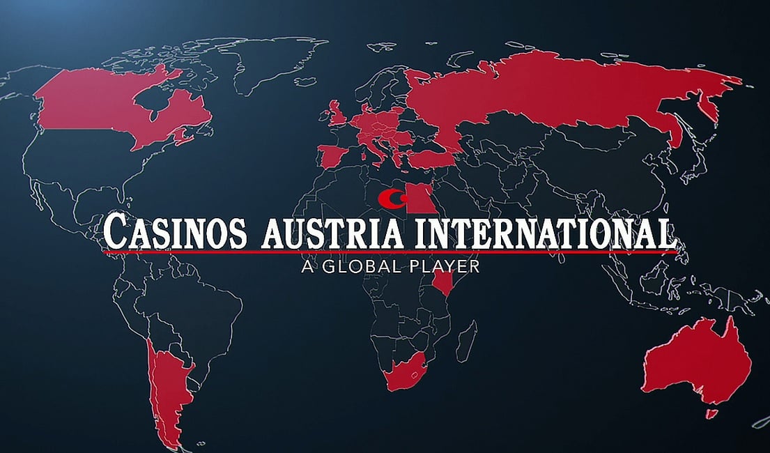Casinos Austria International Global Player Weltkarte