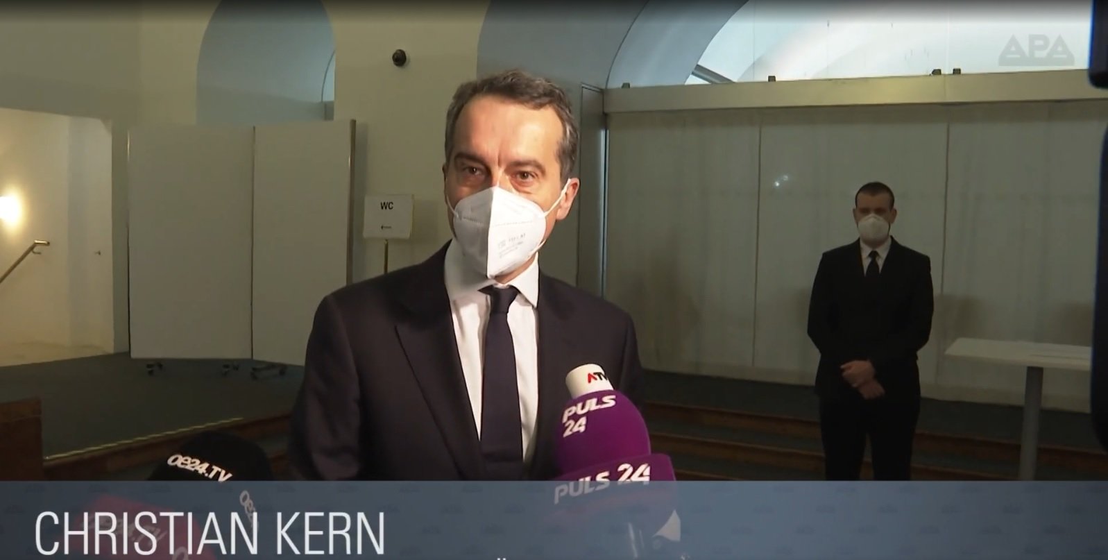 Ex-Bundeskanzler Christian Kern beim Ibiza-Untersuchungsausschuss