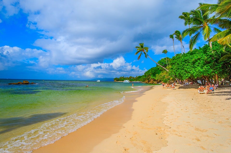 Strand in der Dominikanischen Republik|Casino Hispaniola Dominikanische Republik