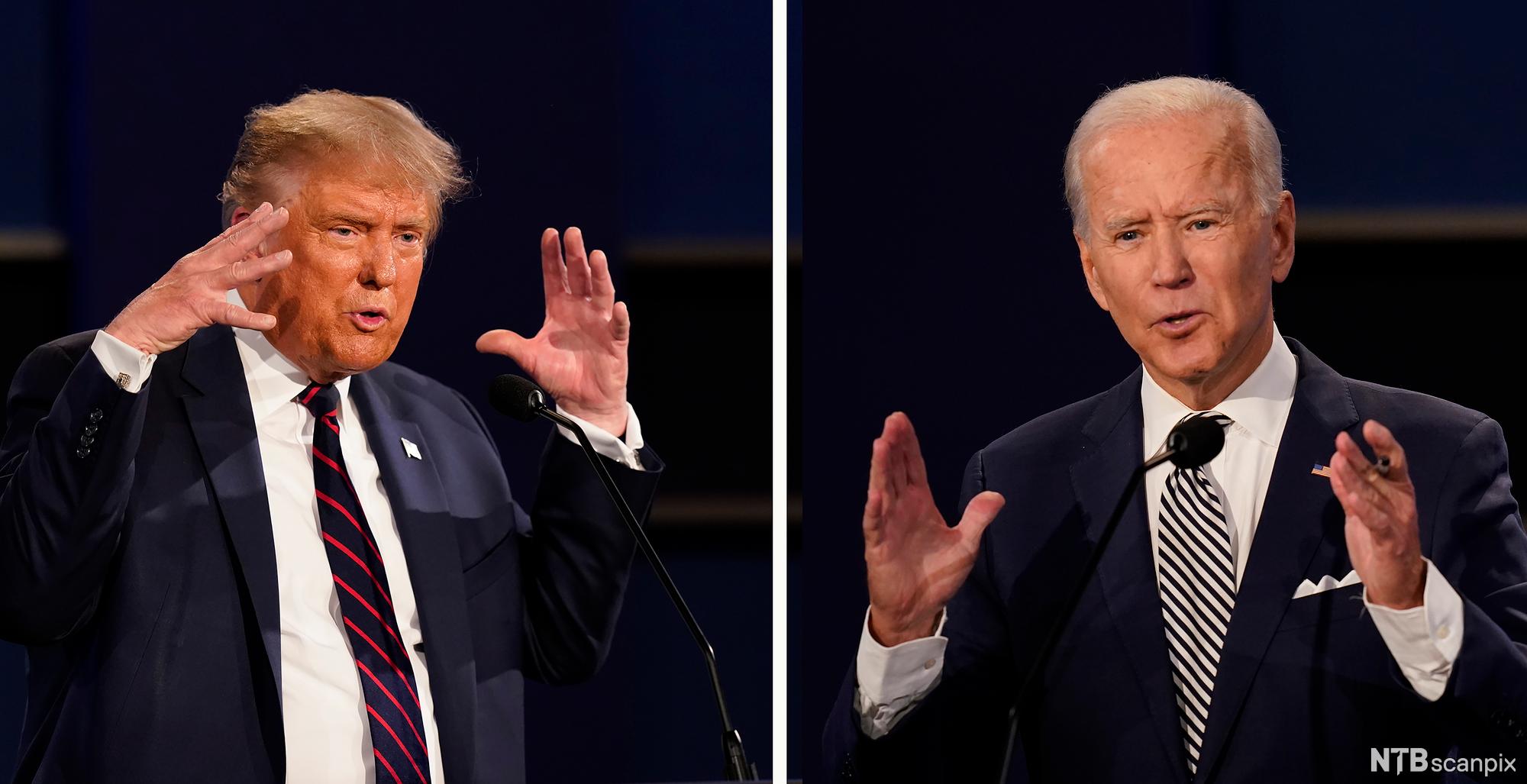 Donald Trump Joe Biden