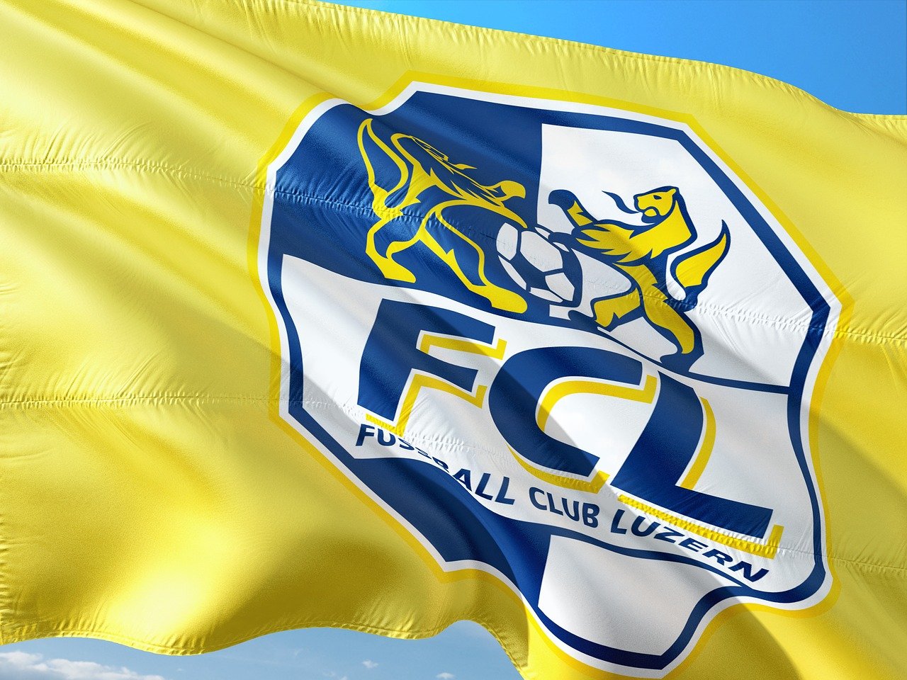 Flagge des FC Luzern