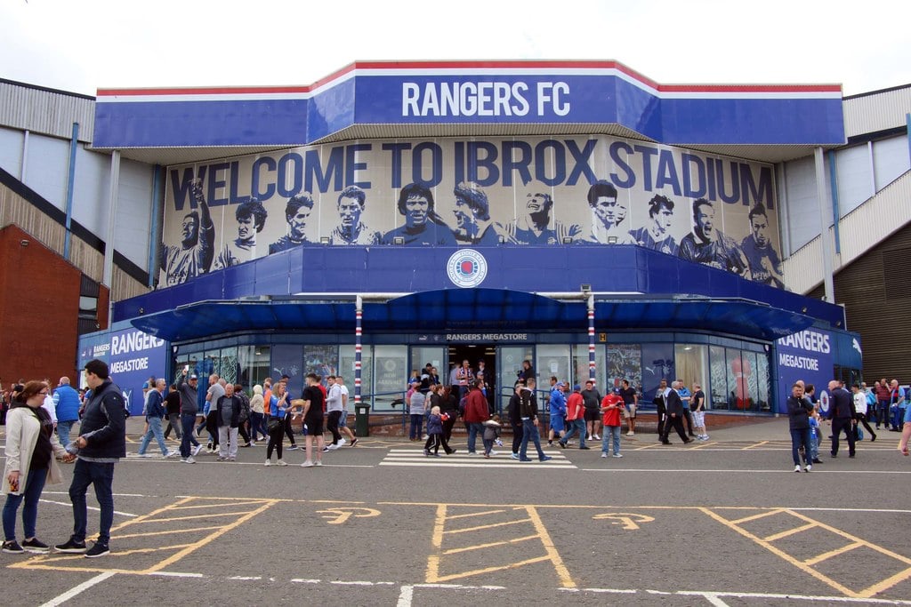 Glasgow Rangers Ibrox Stadion außen