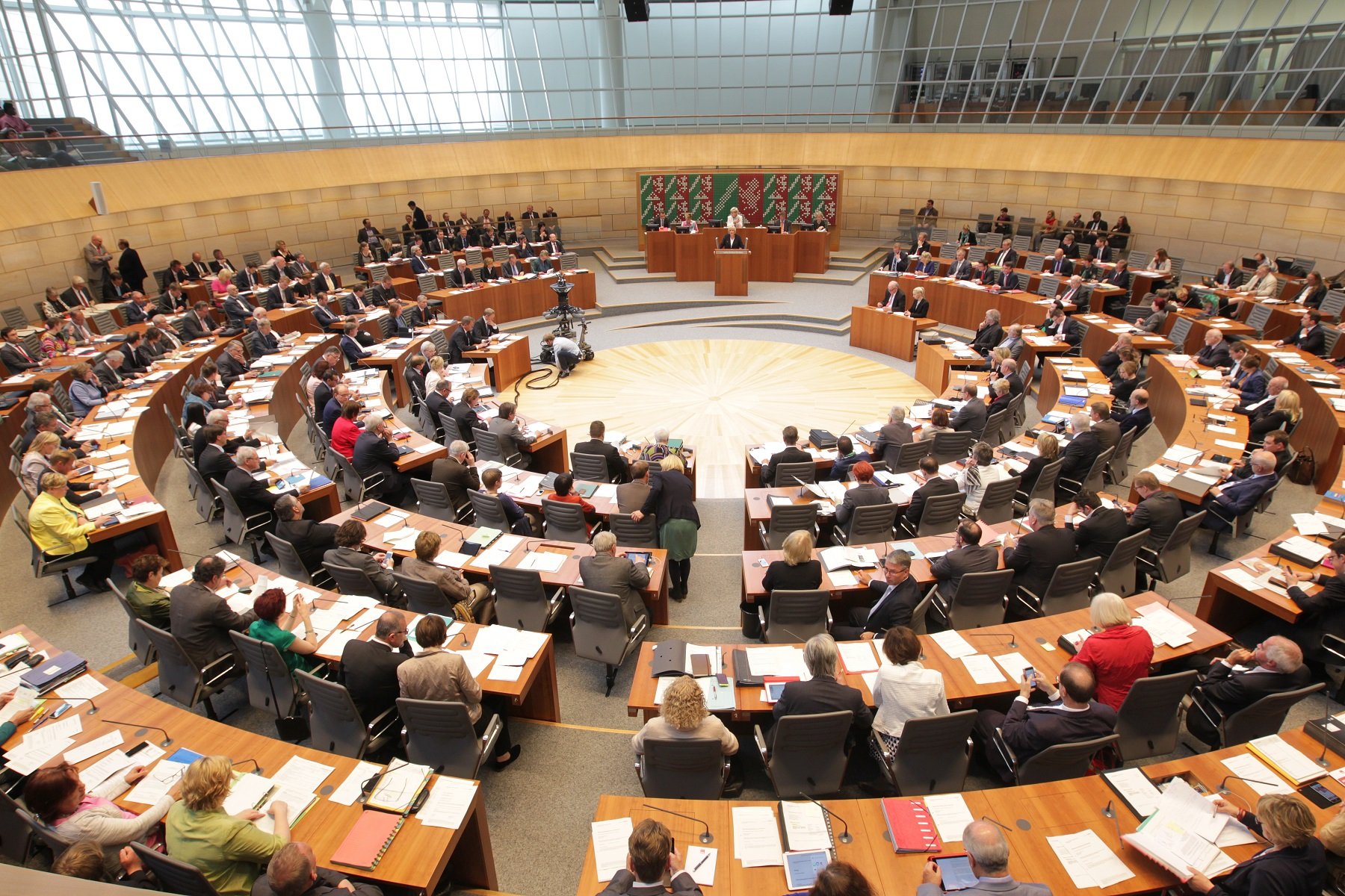 Landtag NRW Plenarsaal Sitzung