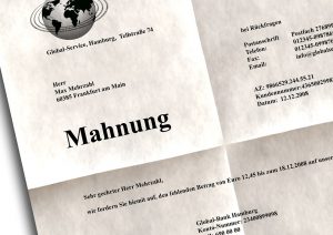 Mahnung||