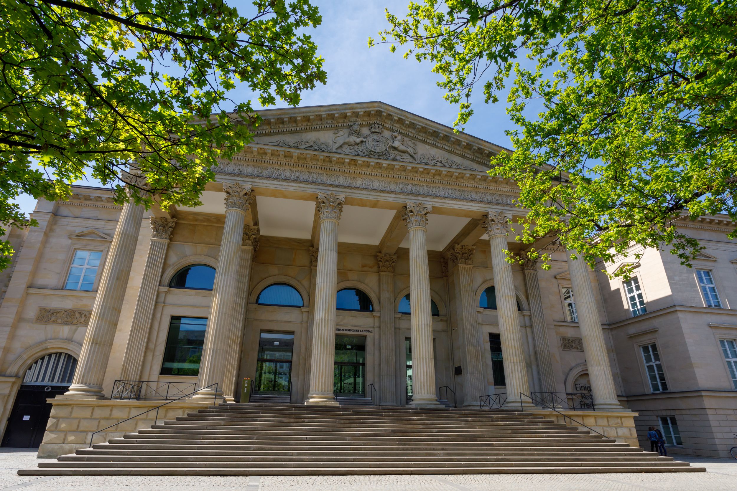 Landtag Niedersachsen in Hannover von außen