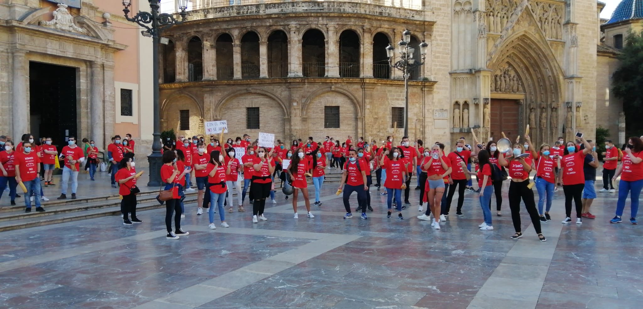 Proteste gegen das Glücksspielgesetz in Valencia
