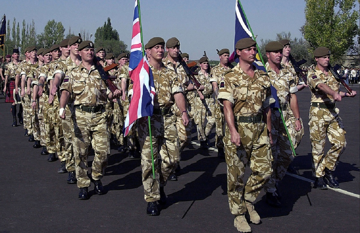 Britische Soldaten Armed Forces