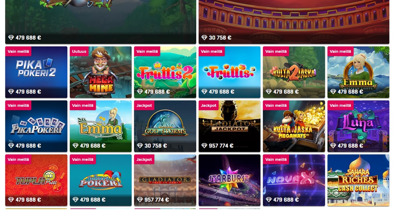 Online-Spielautomaten von Veikkaus Online-Slots