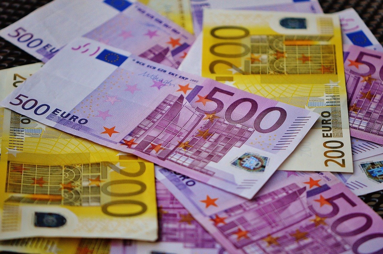 Euroscheine 500 Euro 200 Euro Banknoten