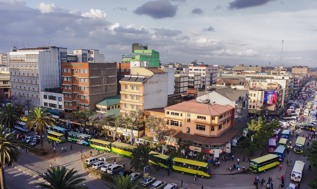 Straßenszene Nairobi