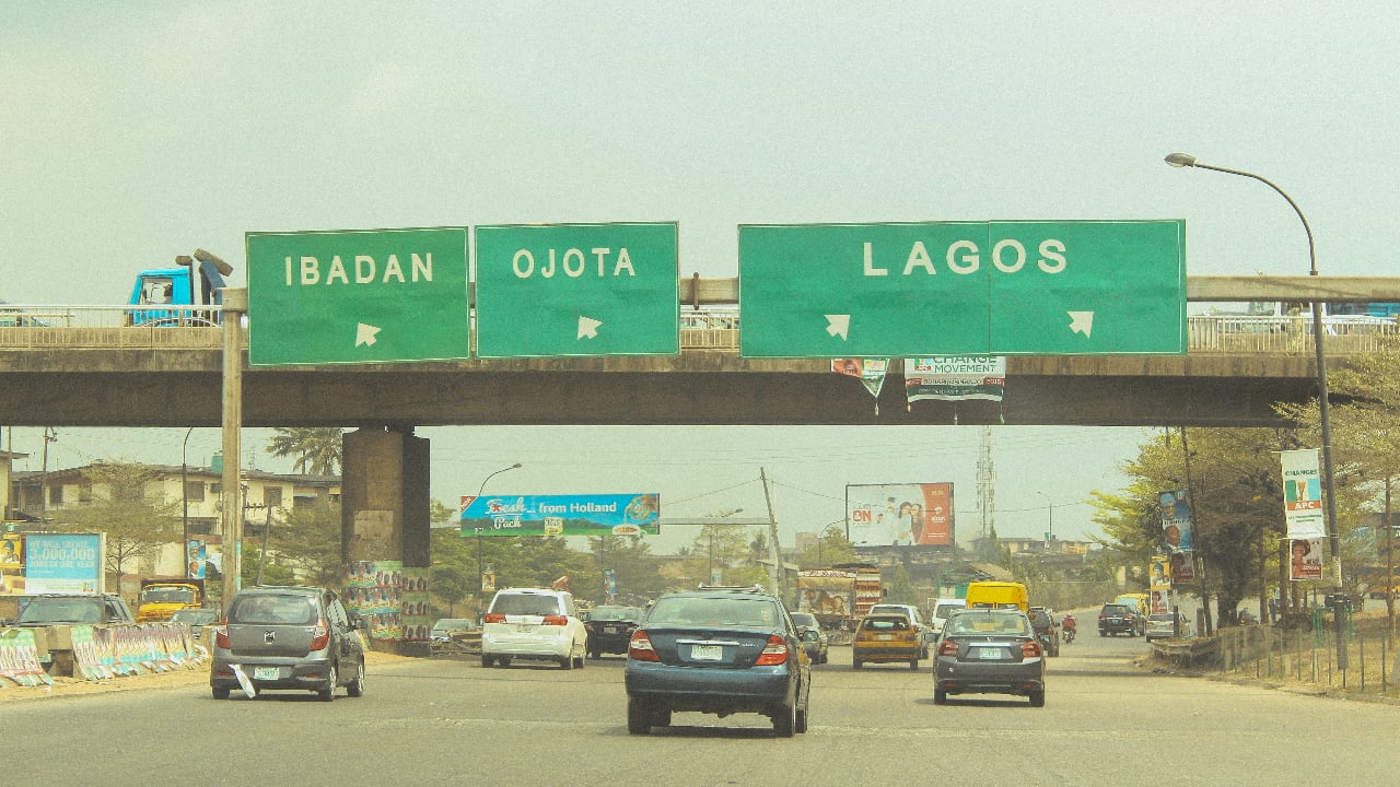 Schnellstraße in Nigeria