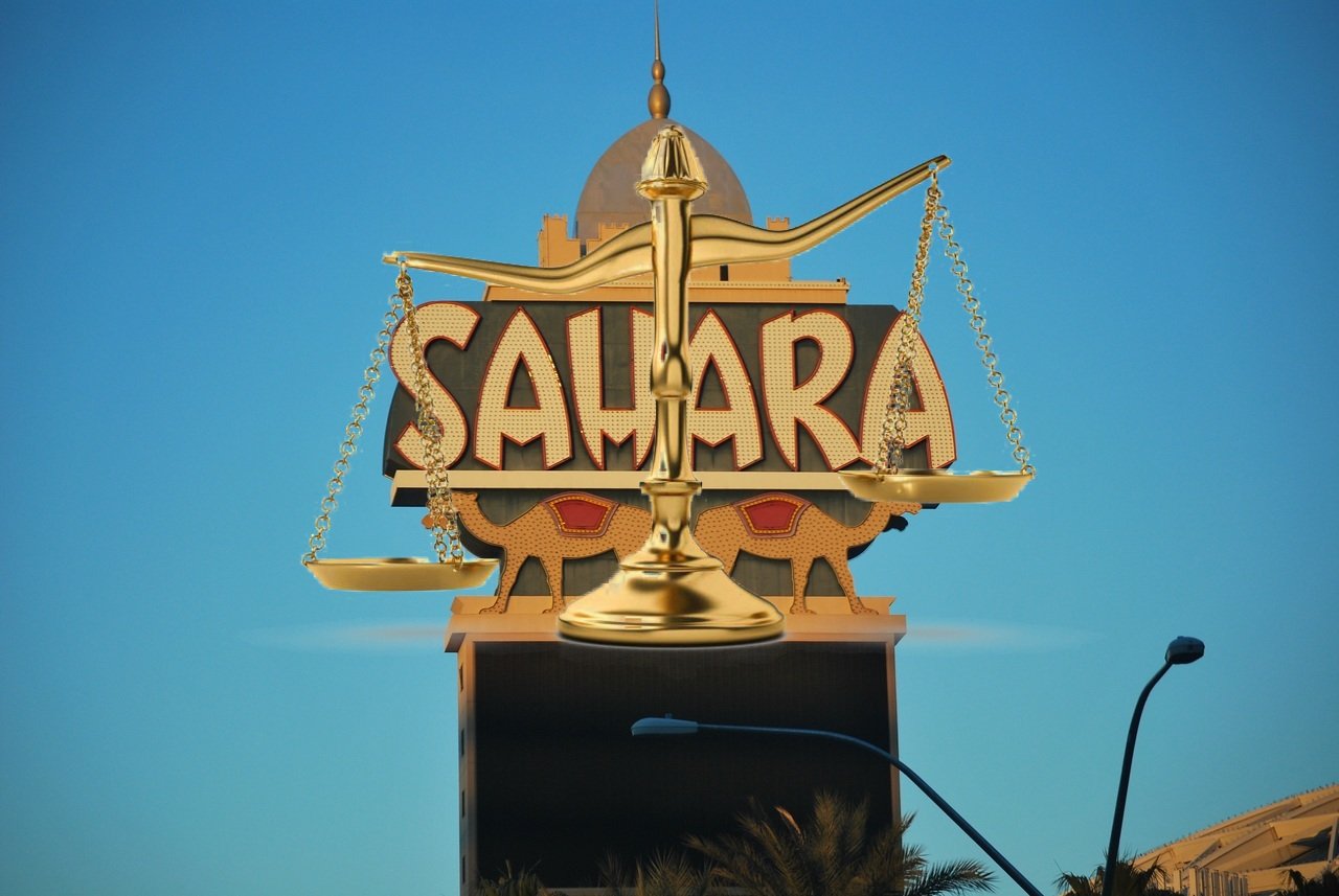 Sahara Casino Schild