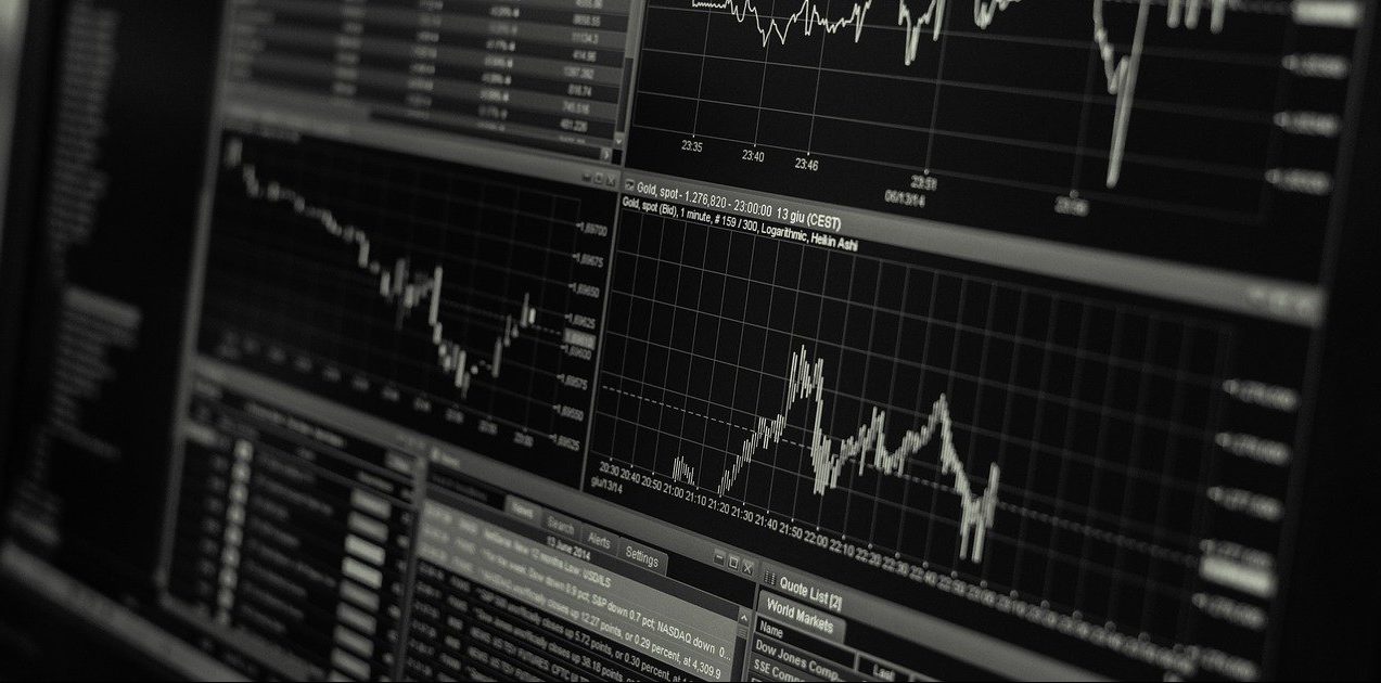 Der Chart einer Aktien-Handelssoftware