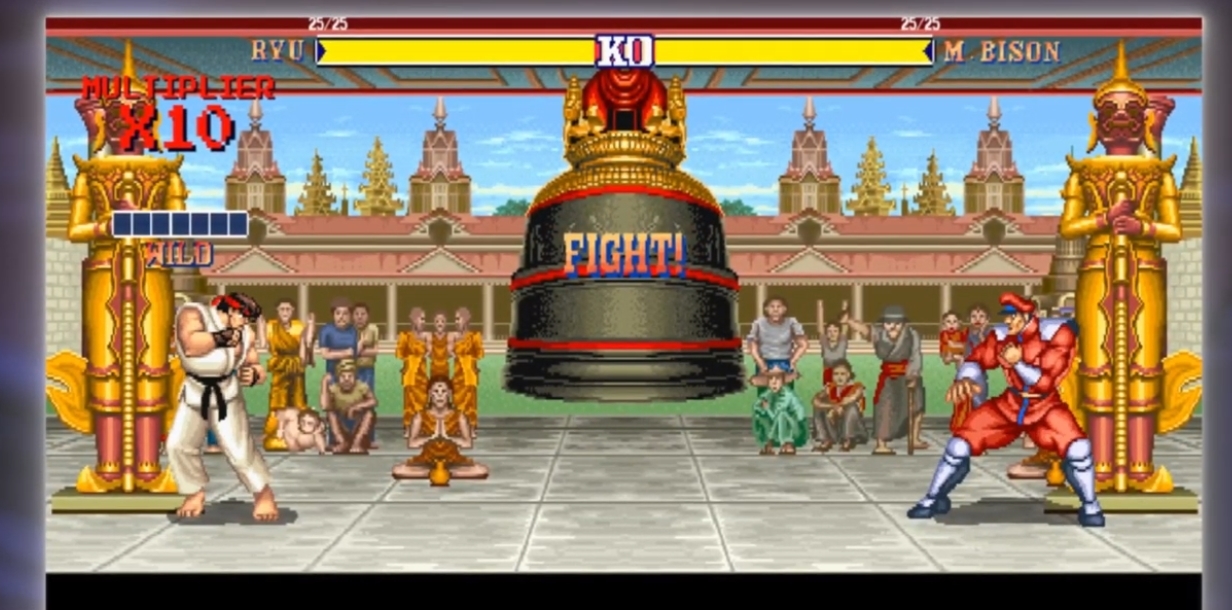 Street Fighter II Szene