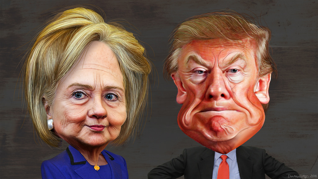 Trump vs Clinton||Bundesländer