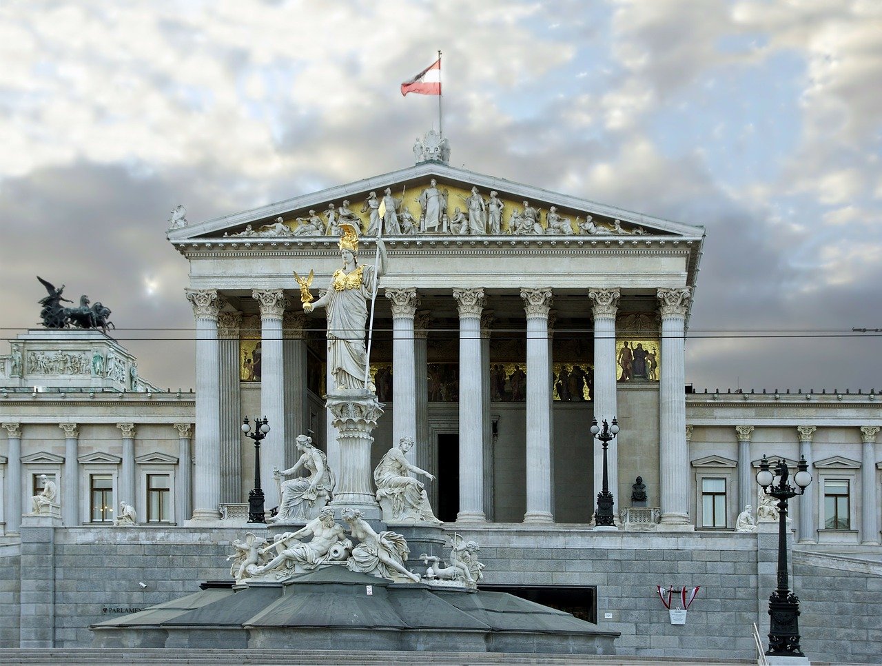 Österreich Parlament in Wien