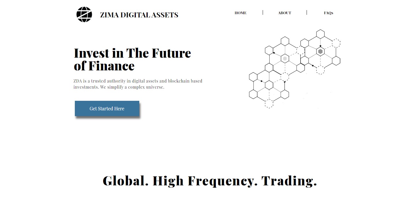 Zima Digital Assets Screenshot