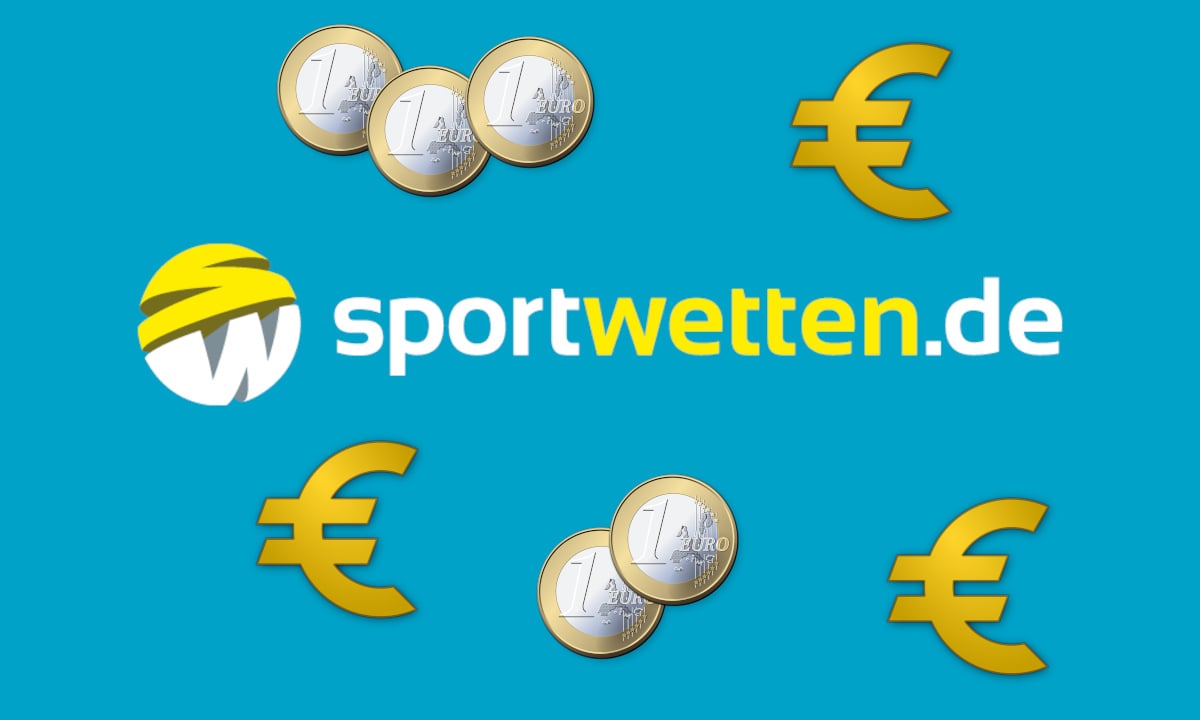 Logo sportwetten.de und Geld