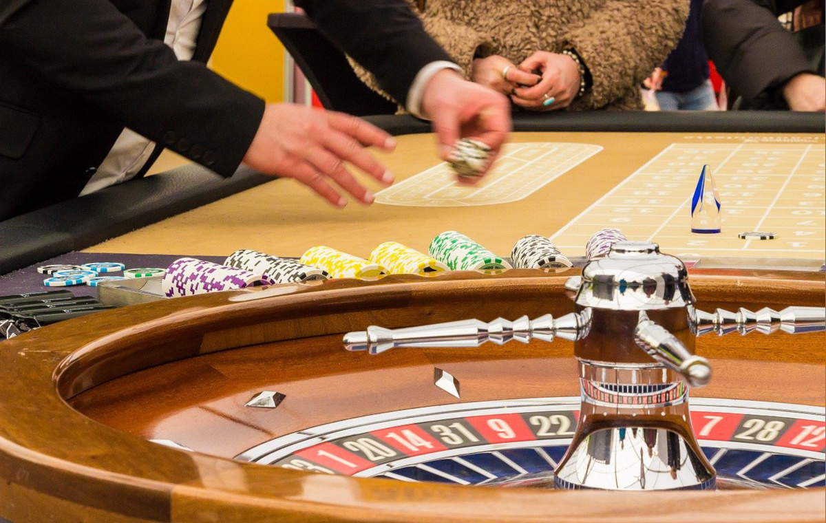 Roulette-Tisch im Casino