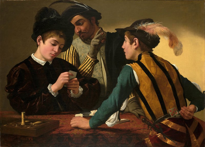 Kimbell Art Museum, Die Kartenspieler von Caravaggio