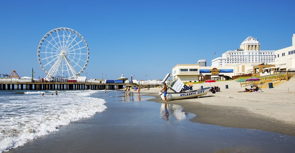 Atlantic City Strand Riesenrad Casinos