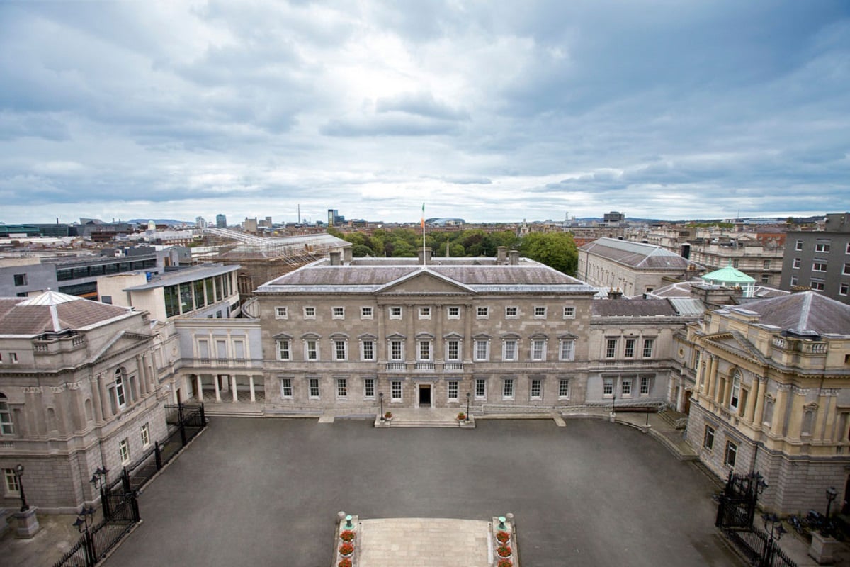 Irisches Parlament Oireachtas Regierungsgebäude Dublin