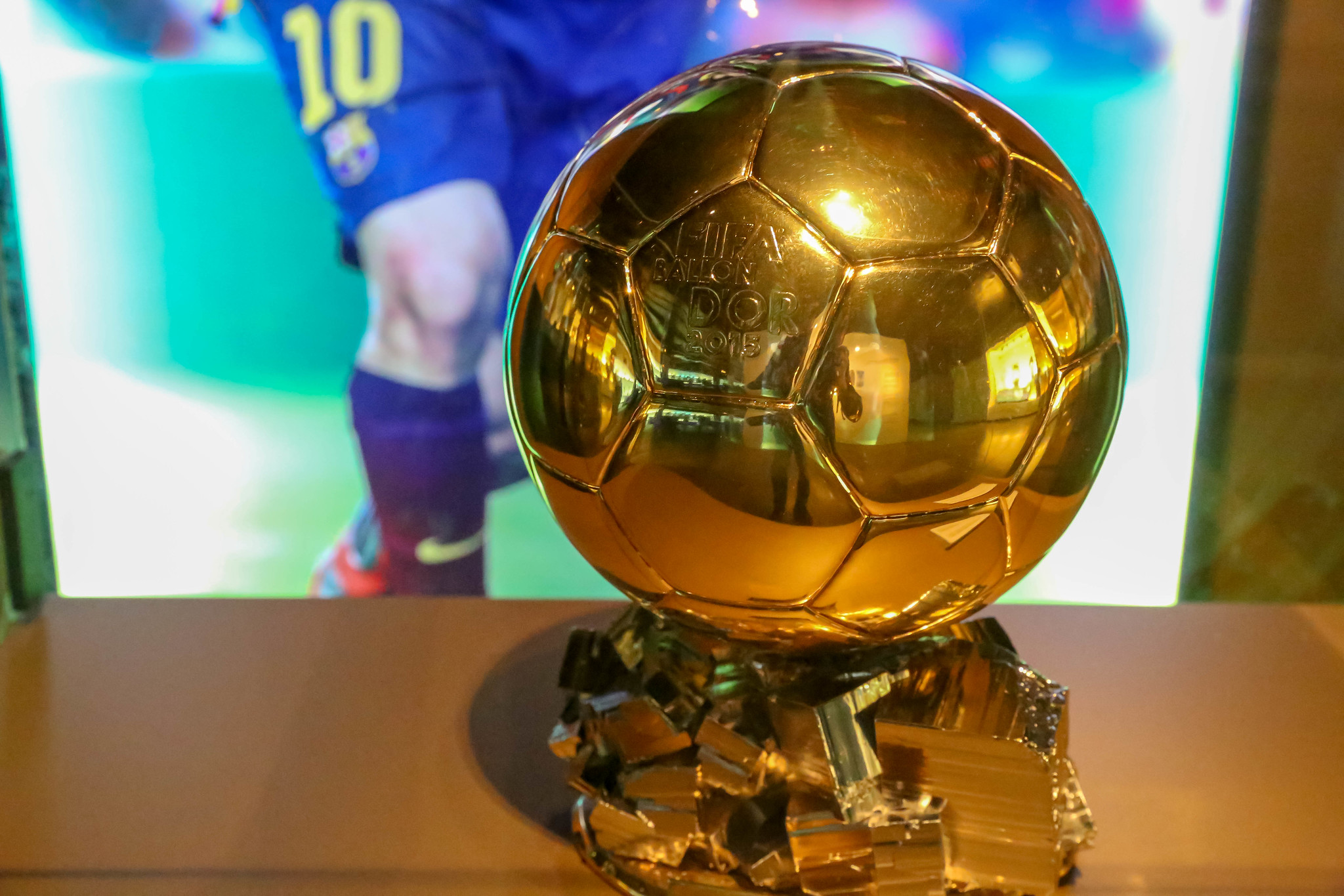 Ballon d'Or im Museum des FC Barcelona