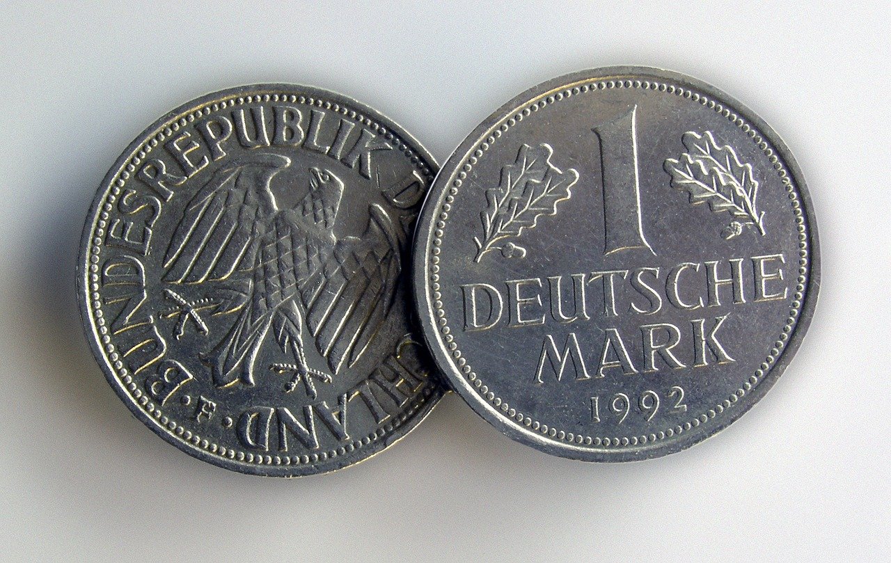 Deutsche Mark Vorder- und Rückseite
