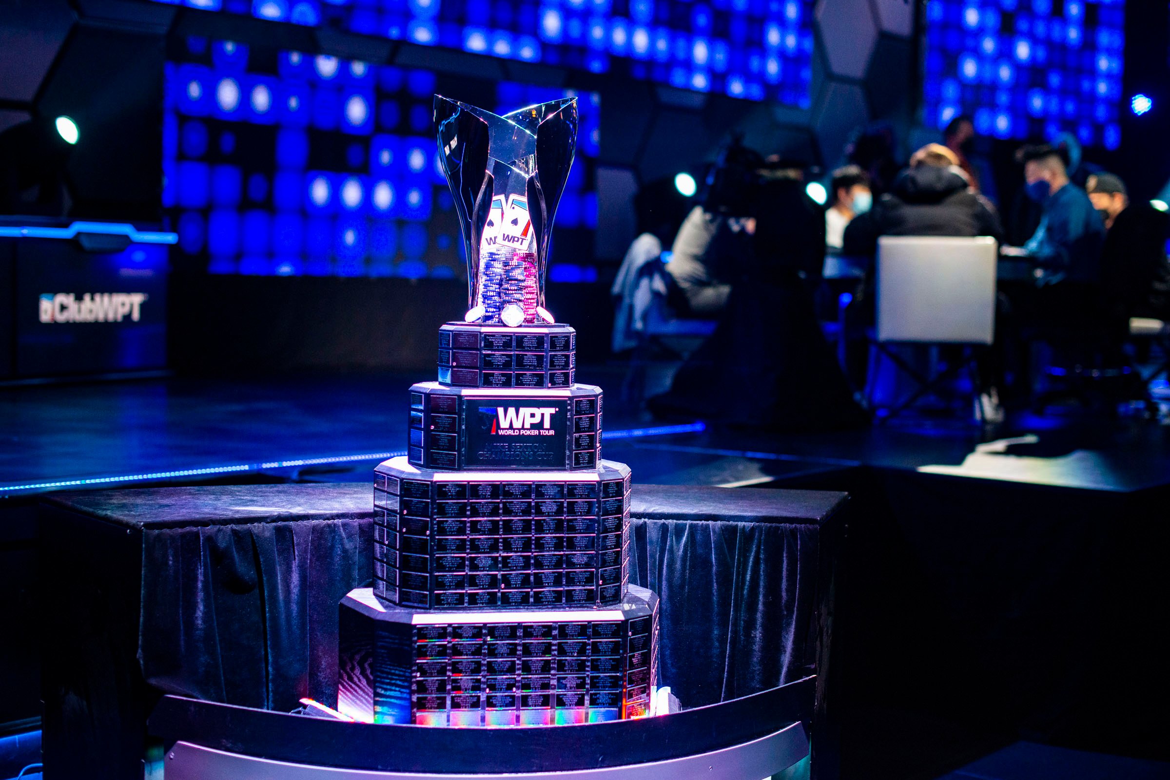 WPT Logo, Pokal