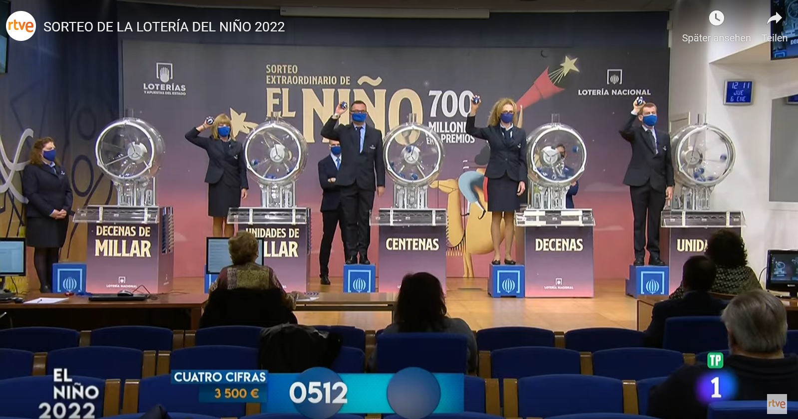 El Niño Lotterie Lottoziehung 2022
