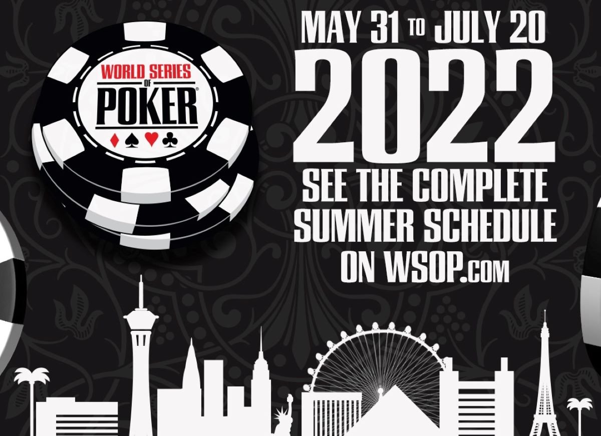 WSOP 2022 Logo, Chip, Skyline
