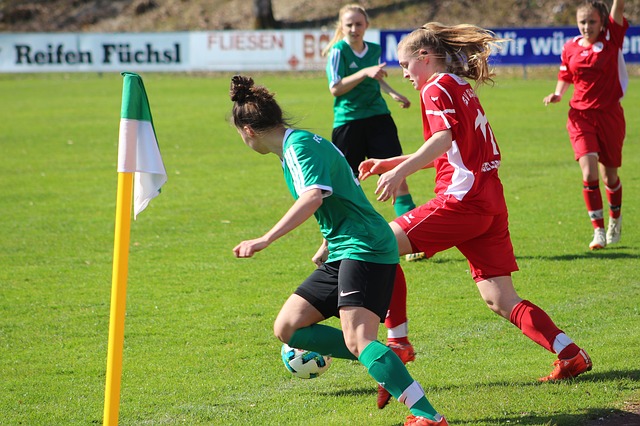 Frauen beim Fußball