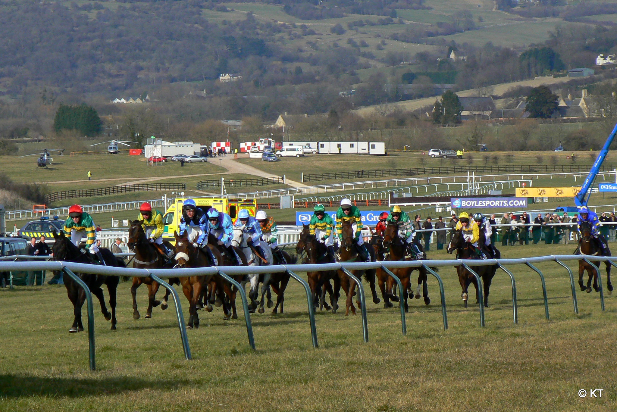 Cheltenham Rennbahn Rennpferde