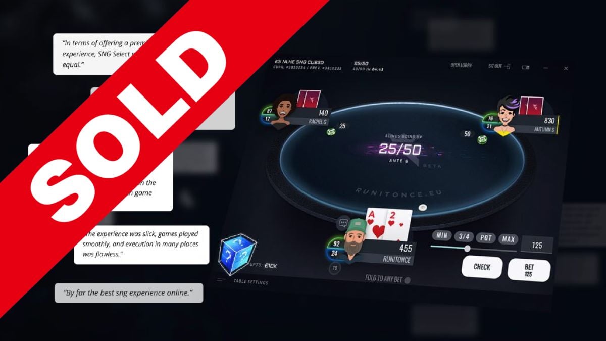 Online-Poker-Webseite, SOLD