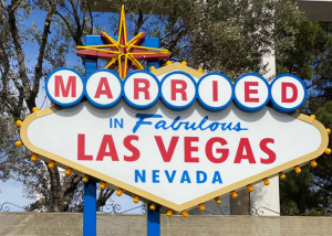 Married in Las Vegas Sign