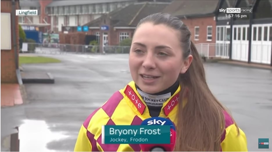 Jockette Bryony Frist im Interview mit SkySports