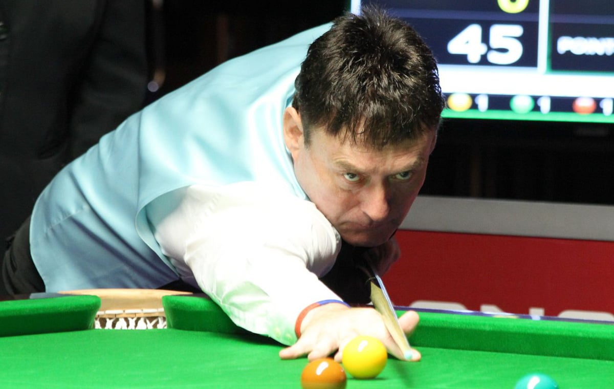 Jimmy White am Snookertisch