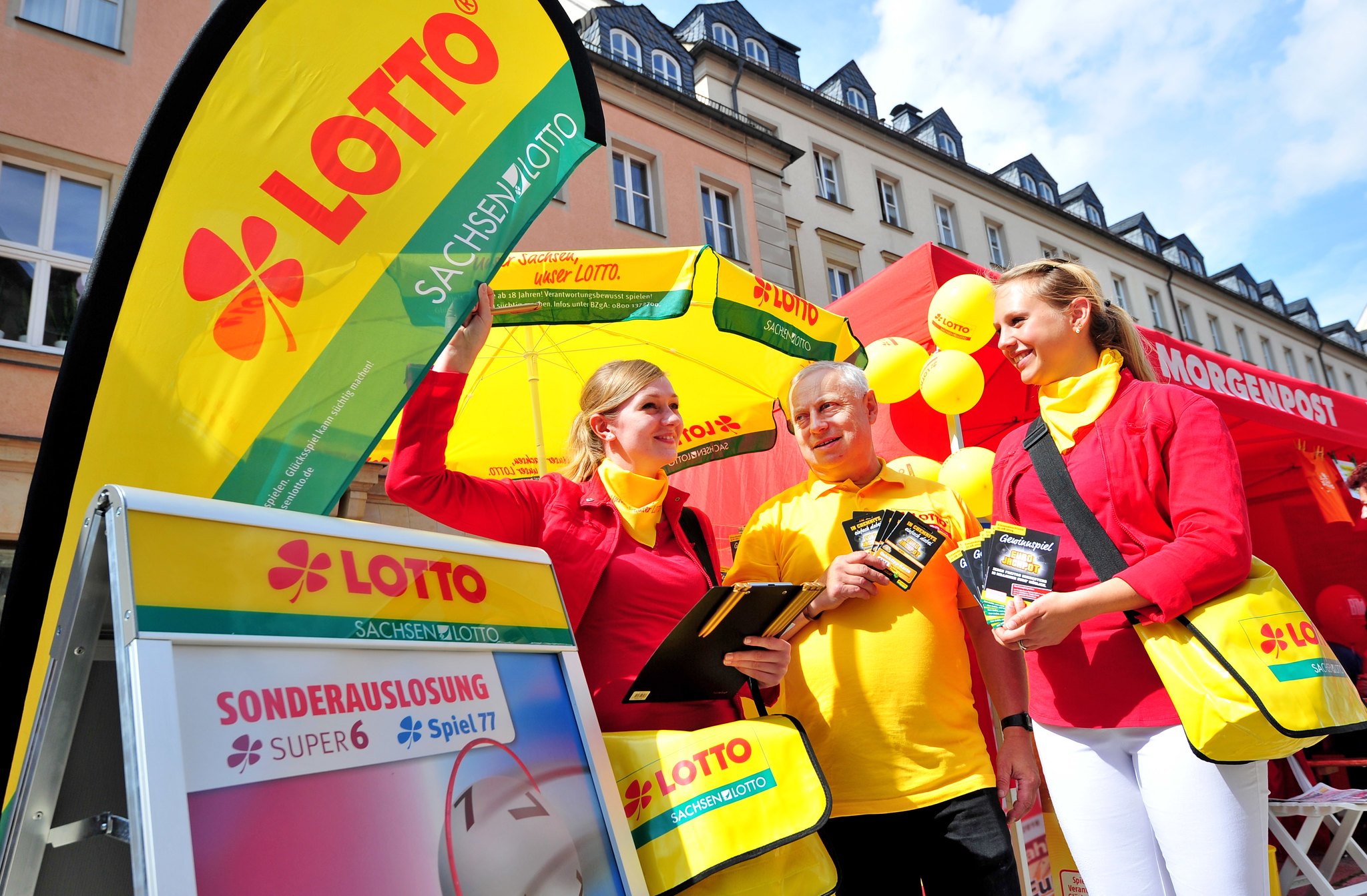 Sachsenlotto beim Stadtfest in Chemnitz