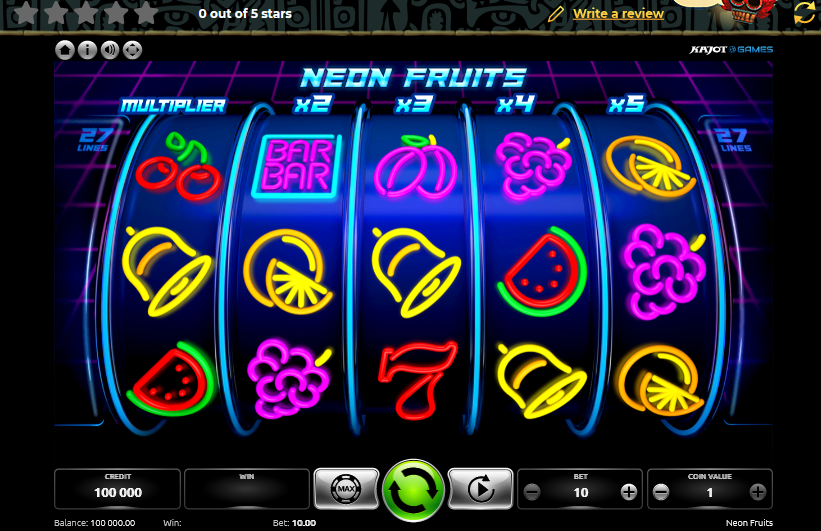 Neon Fruits Slot