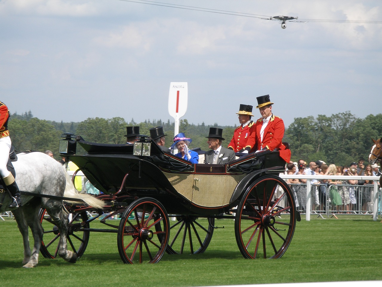 Queen Elizabeth II bei den Royal Ascot Pferderennen