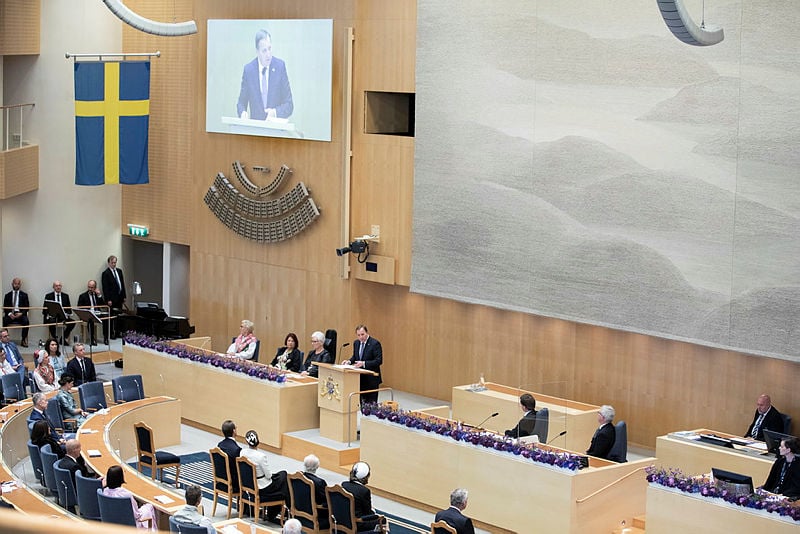 Schwedisches Parlament Politiker