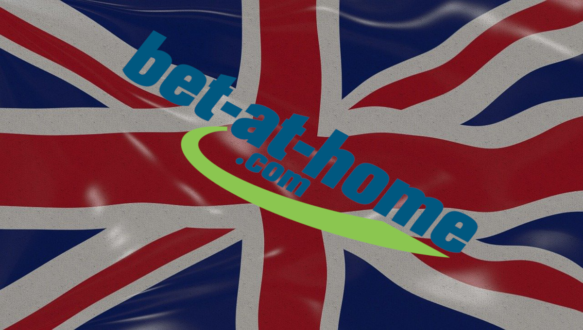 Britische Fahne bet-at-home-Logo