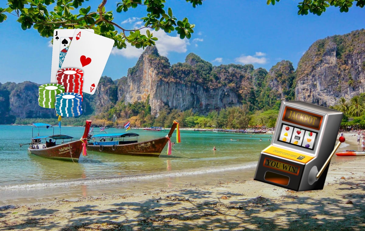 Strand Thailand Spielautomat Spielkarten