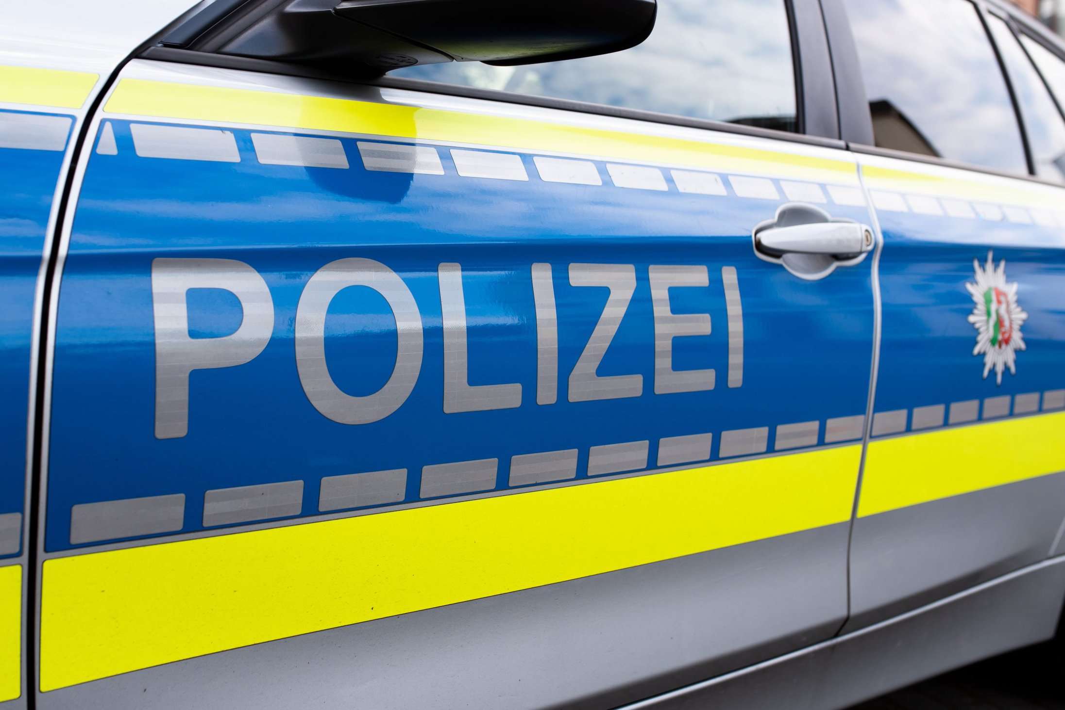 Polizei, Polizeiwagen, Autotür