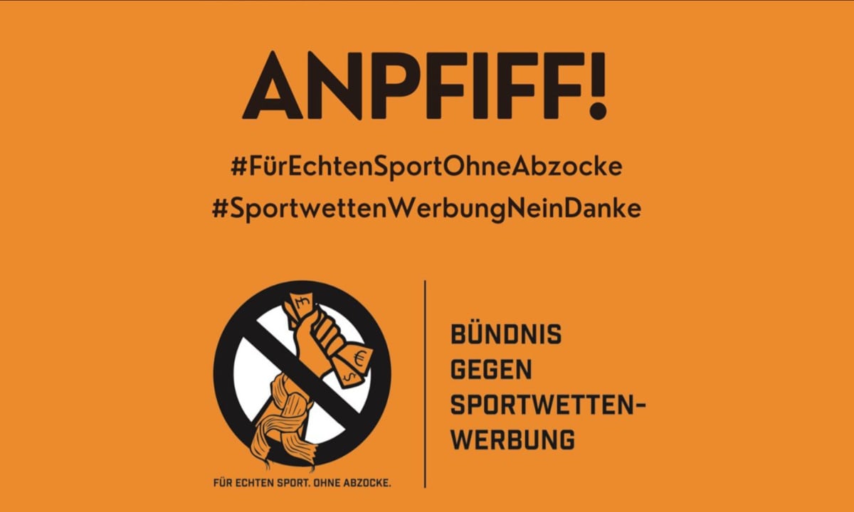 Twitter-Post Bündnis gegen Sportwetten-Werbung