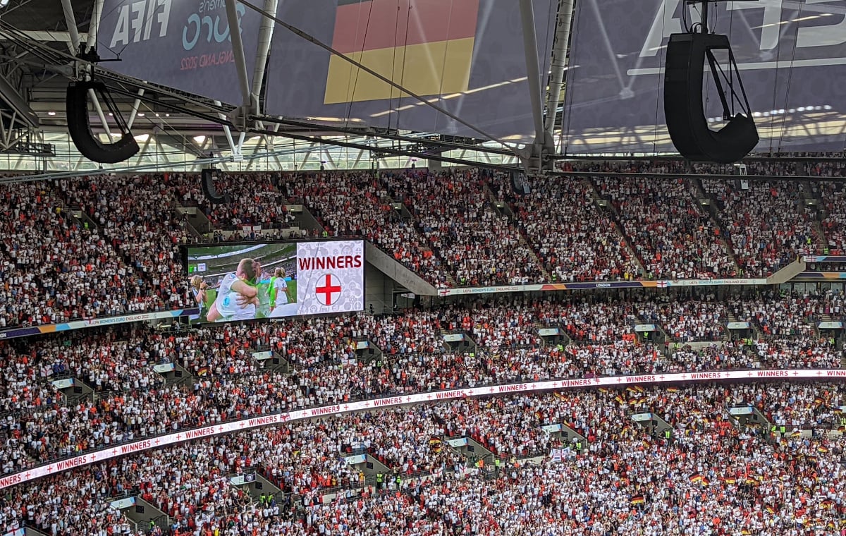 Wembley-Stadion Finale Frauen-EM