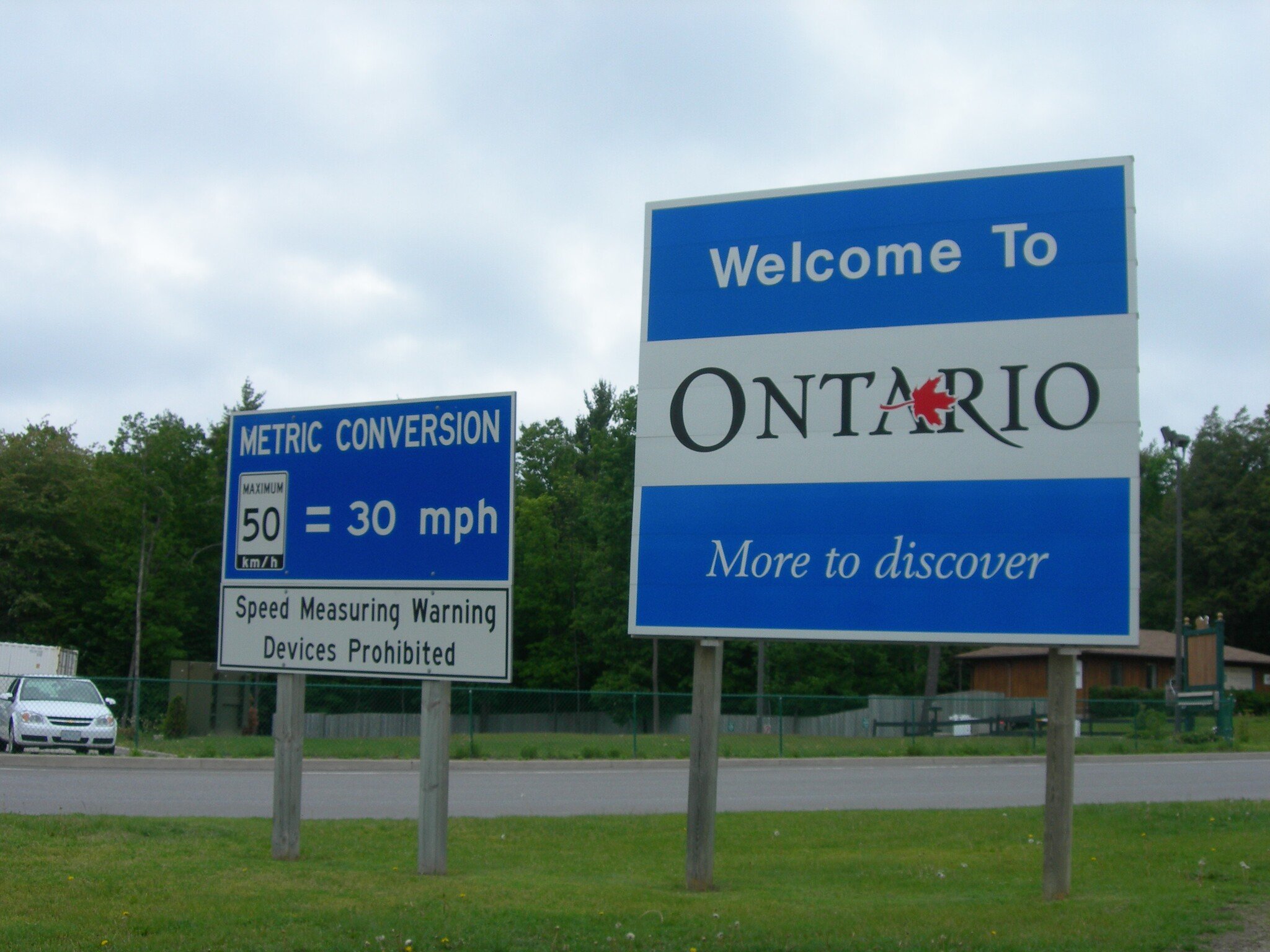 Schild Ontario, Kanada